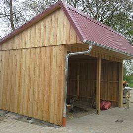 Bauunternehmung Ingolf Eiben GmbH Blomberg Holzschuppen Carport